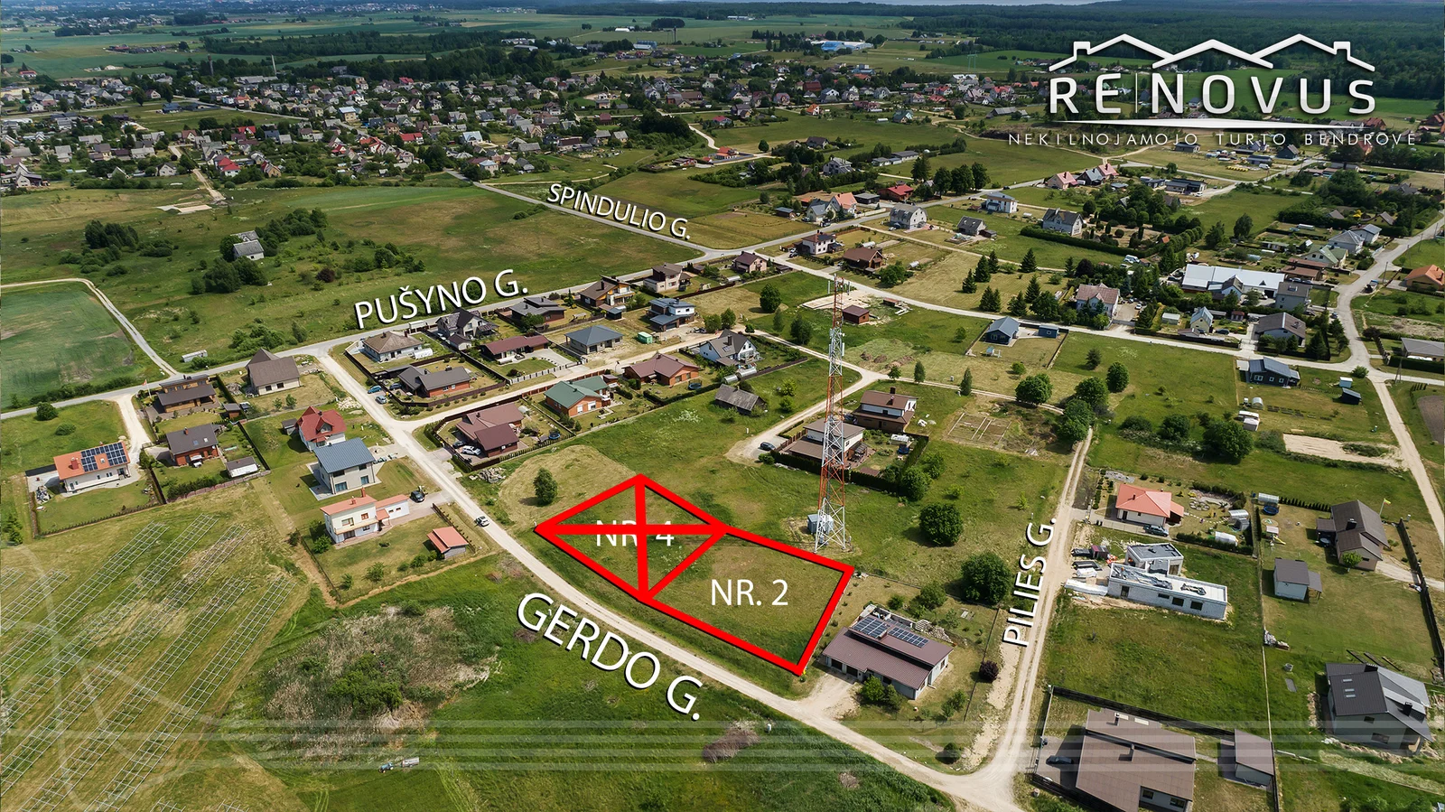 участок Šiaulių rajono sav., Aukštelkėje, Gerdo g. – изображение 3
