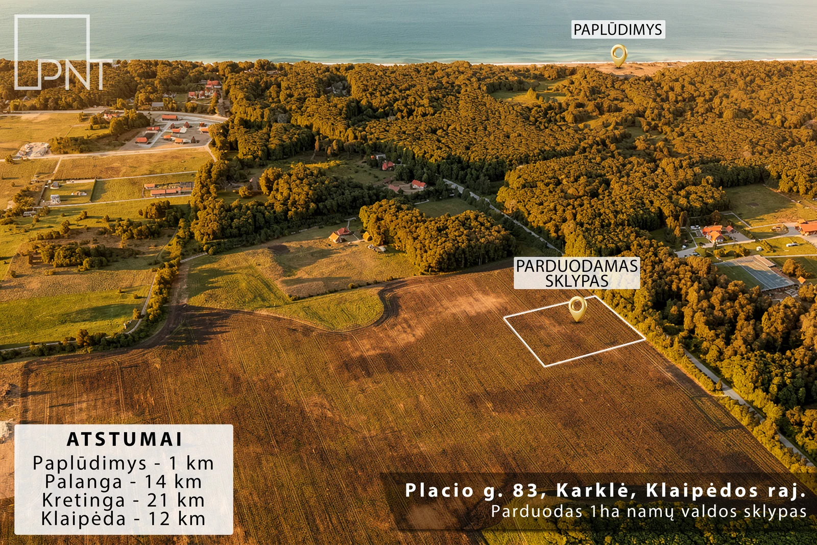 участок Klaipėdos rajono sav., Karklėje, Placio g. – изображение 3