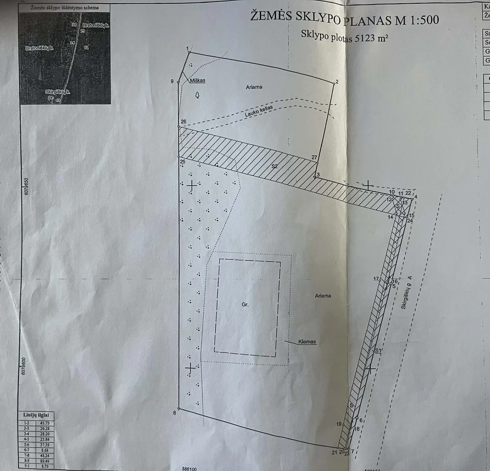 участок Vilniaus rajono sav., Bratoniškėse, Bratoniškių g. – изображение 4