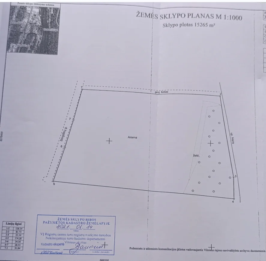 участок Vilniaus rajono sav., Bratoniškėse, Bratoniškių g. – изображение 6