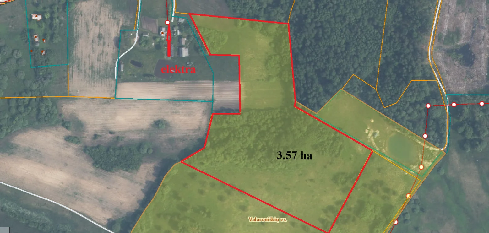 участок Vilniaus rajono sav., Veriškėse, Tvenkinių g. – изображение 5