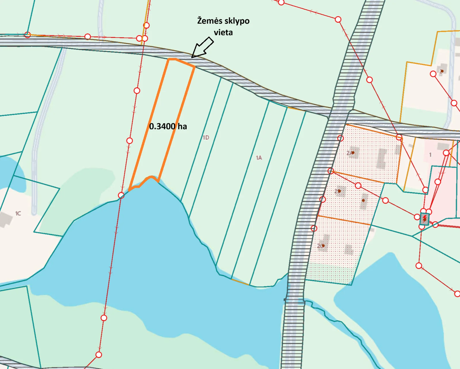 участок Utenos rajono sav., Antalamėstėje, Lamėsto g. – изображение 5