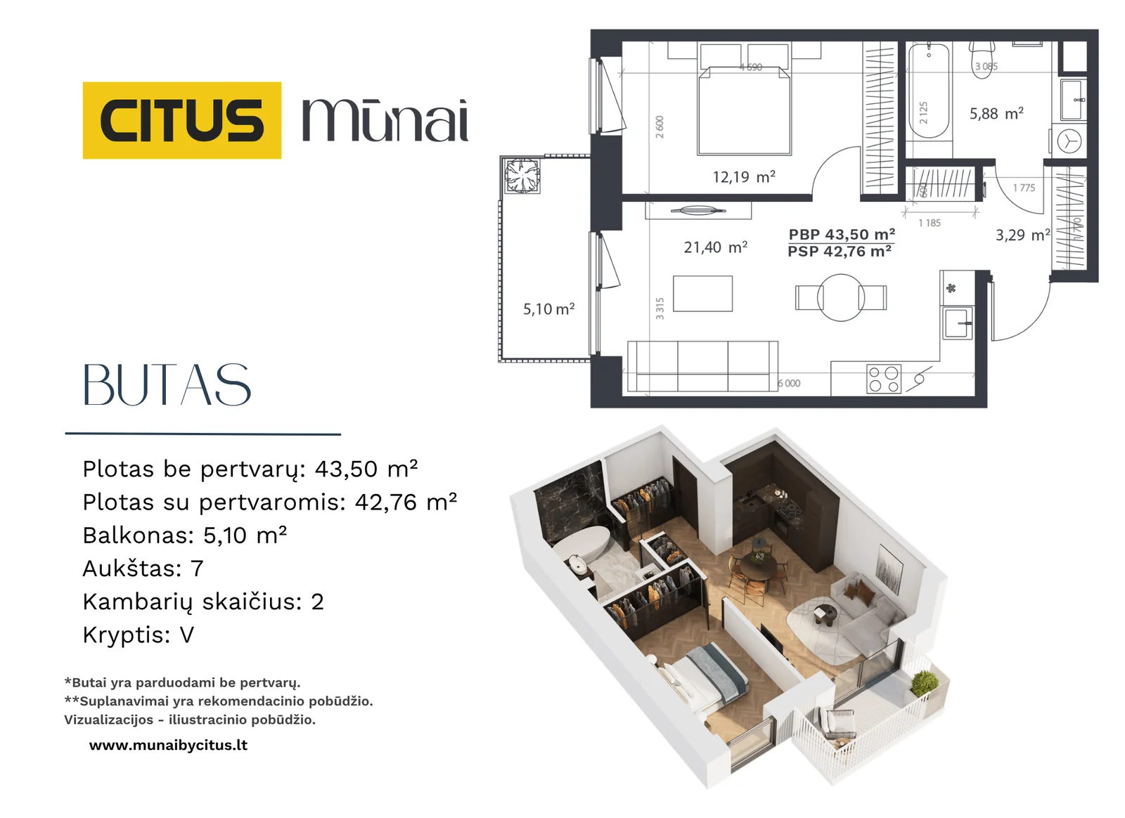 Kareivių g. 5, Žirmūnai, Vilnius, 2 kamb. – nuotrauka 3