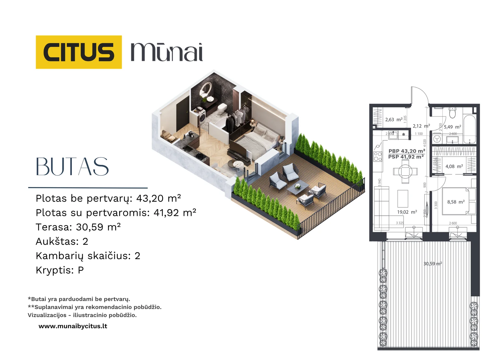 Kareivių g. 5, Žirmūnai, Vilnius, 2 kamb. – nuotrauka 3