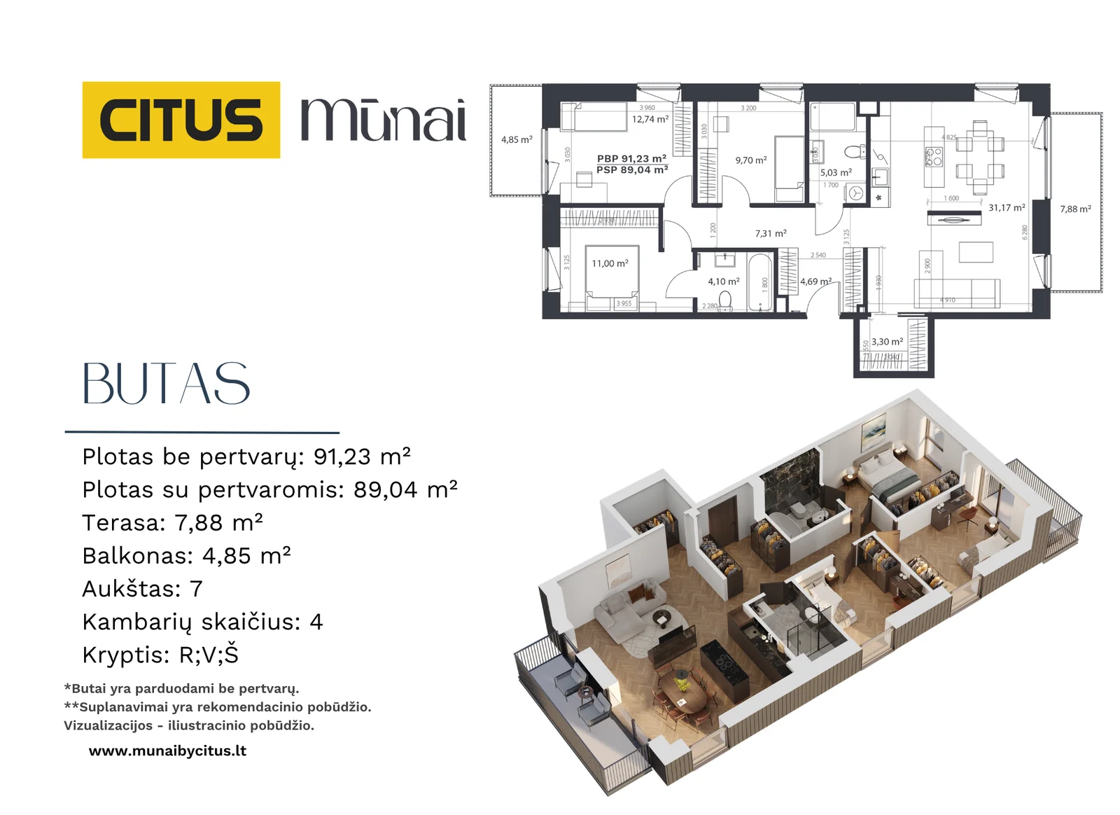 Kareivių g. 5, Žirmūnai, Vilnius, 4 kamb. – nuotrauka 3