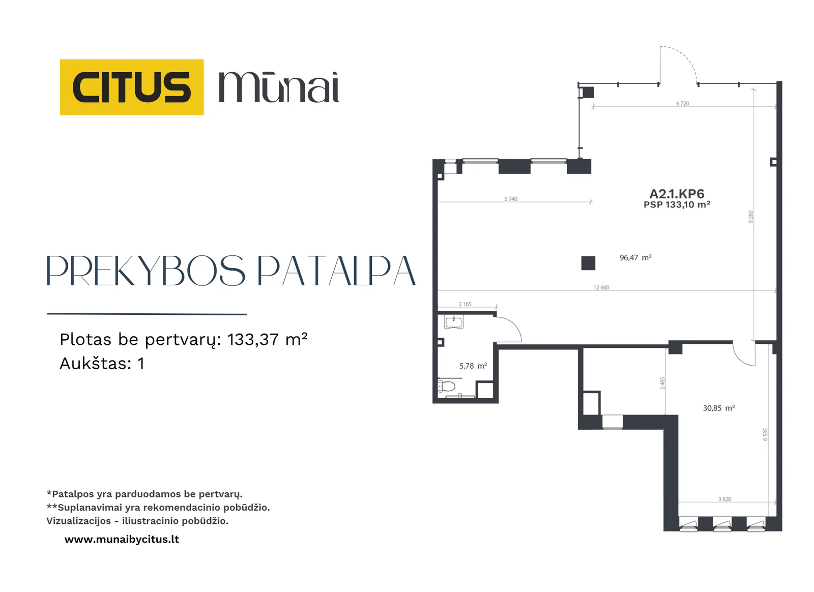 Parduodama Kitos / Biurui / Prekybos/paslaugų patalpos Vilniuje Žirmūnuose, Kareivių g. – nuotrauka 3
