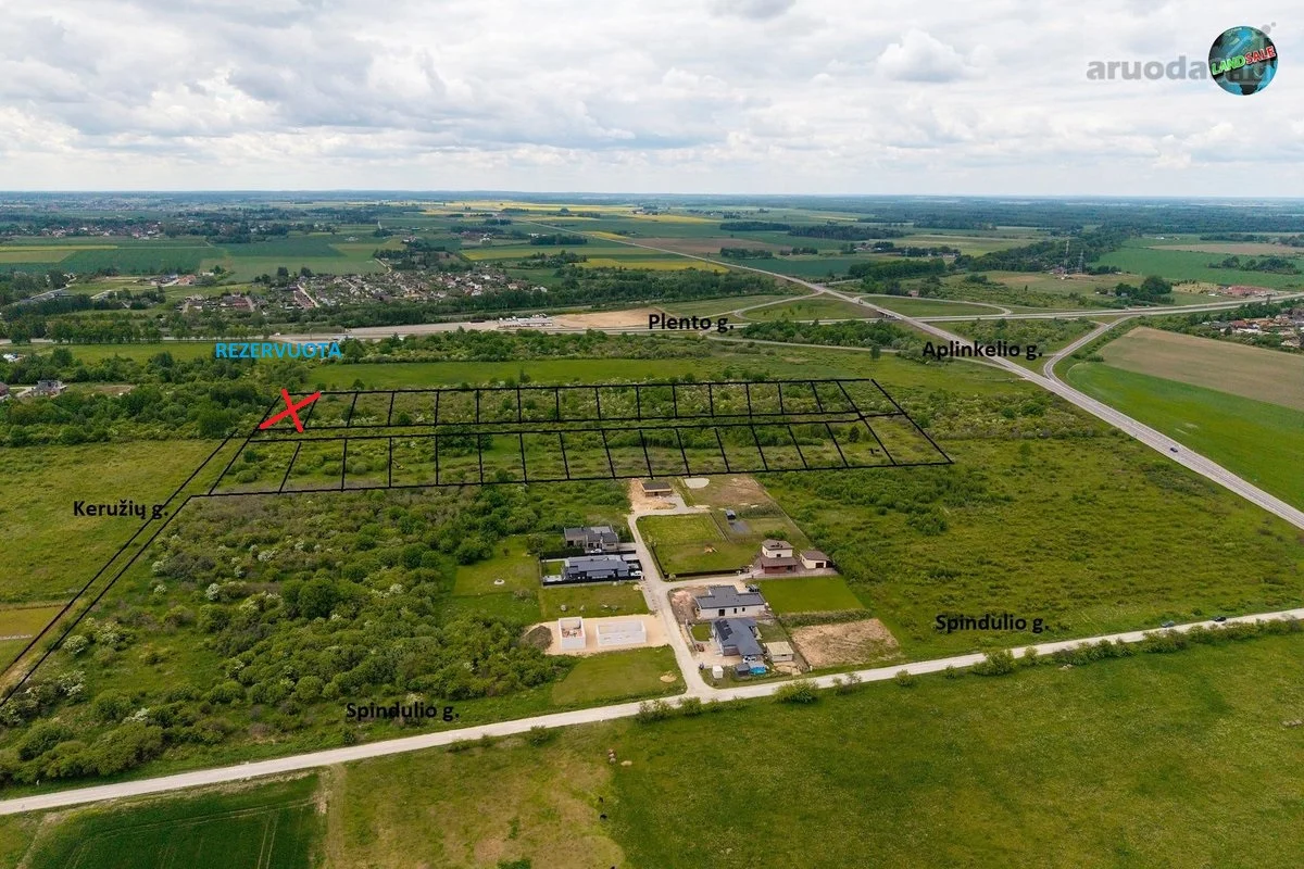 участок Šiaulių rajono sav., Toliočiuose, Keružių g. – изображение 3