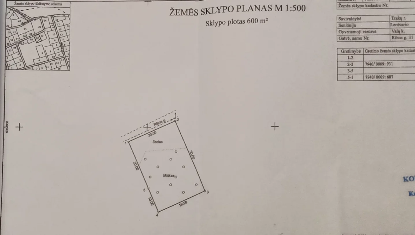 Sklypas Trakų rajono sav., Valuose, Ribos g. – nuotrauka 5