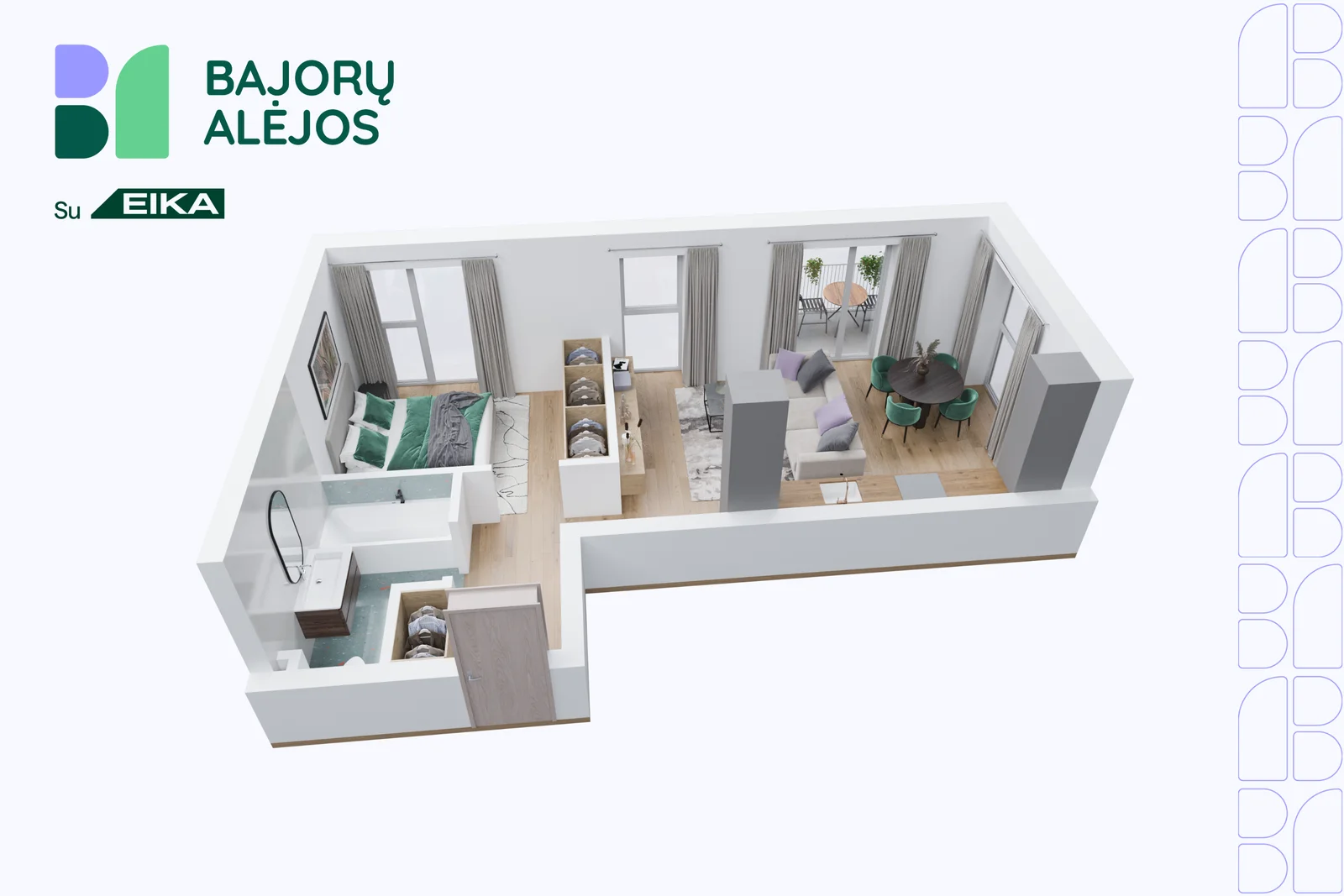 Salaspilio g. 2, Bajorai, Vilnius, 2 kamb. – nuotrauka 4