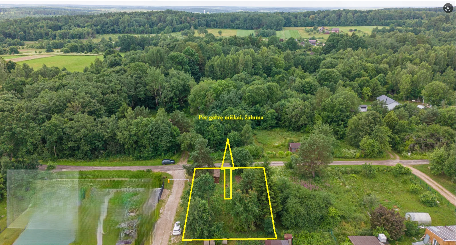 участок Vilniaus rajono sav., Akmeniškėse, Gėrybių g. – изображение 4
