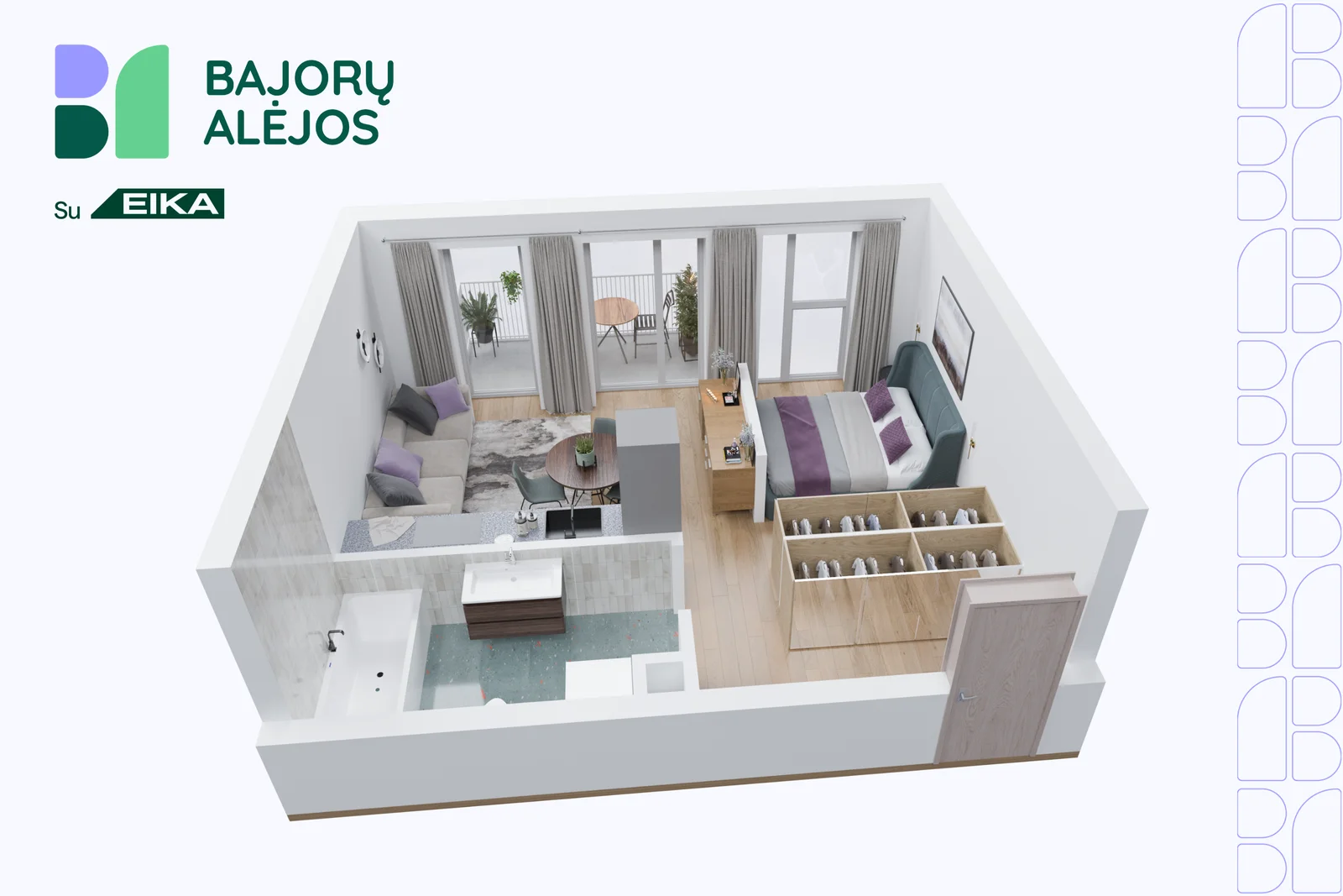Salaspilio g. 2, Bajorai, Vilnius, 1 kamb. – nuotrauka 4