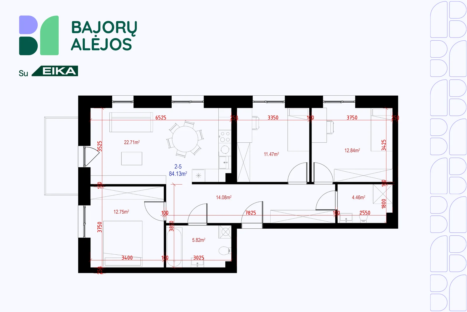 Salaspilio g. 2, Bajorai, Vilnius, 4 kamb. – nuotrauka 3