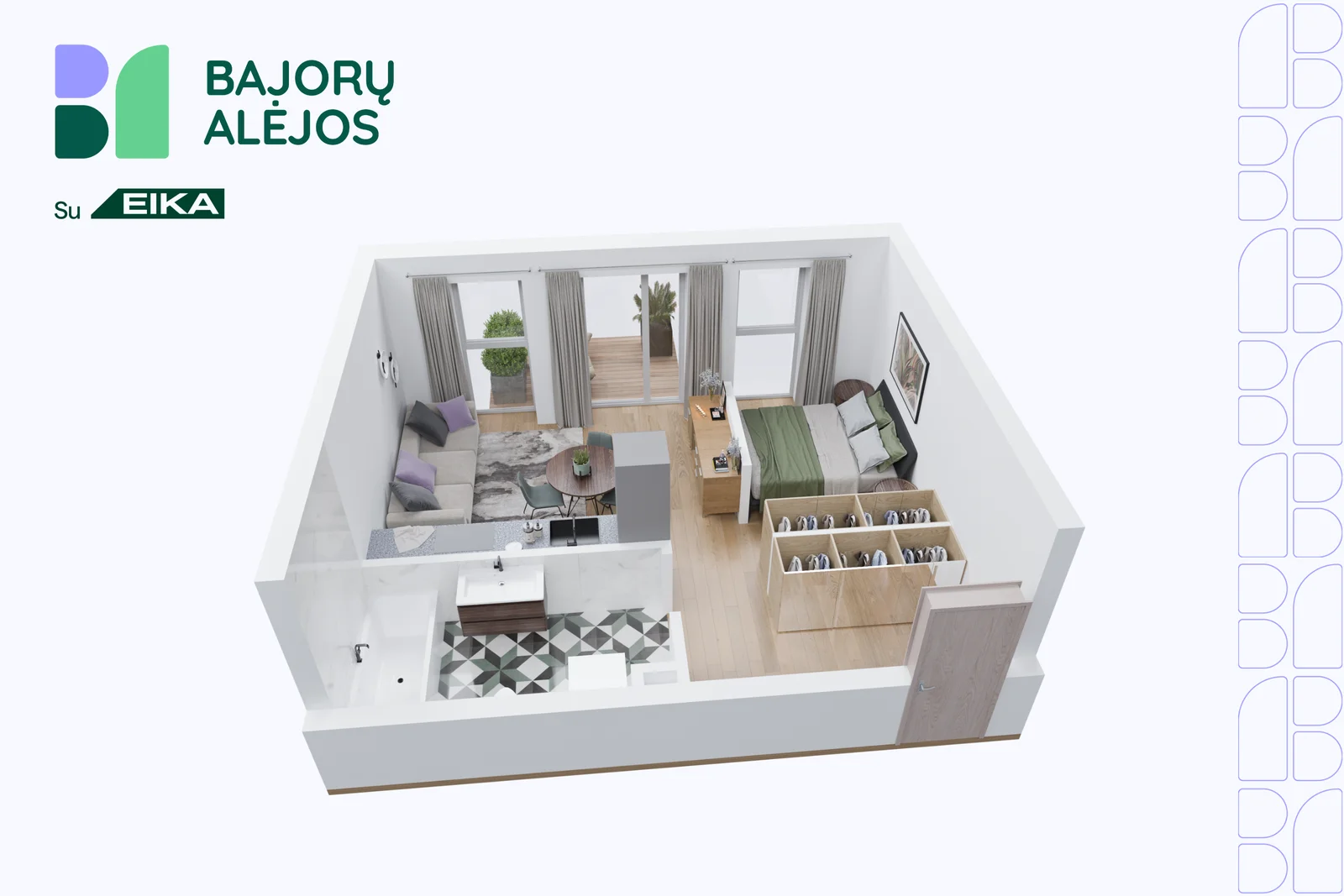 Salaspilio g. 2, Bajorai, Vilnius, 1 kamb. – nuotrauka 4