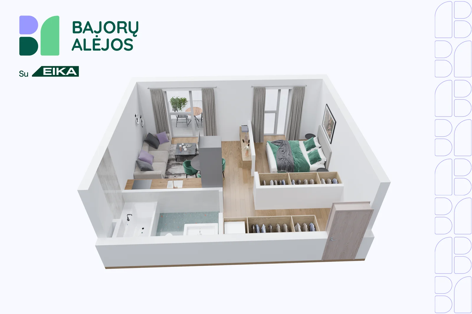 Salaspilio g. 2, Bajorai, Vilnius, 2 kamb. – nuotrauka 4