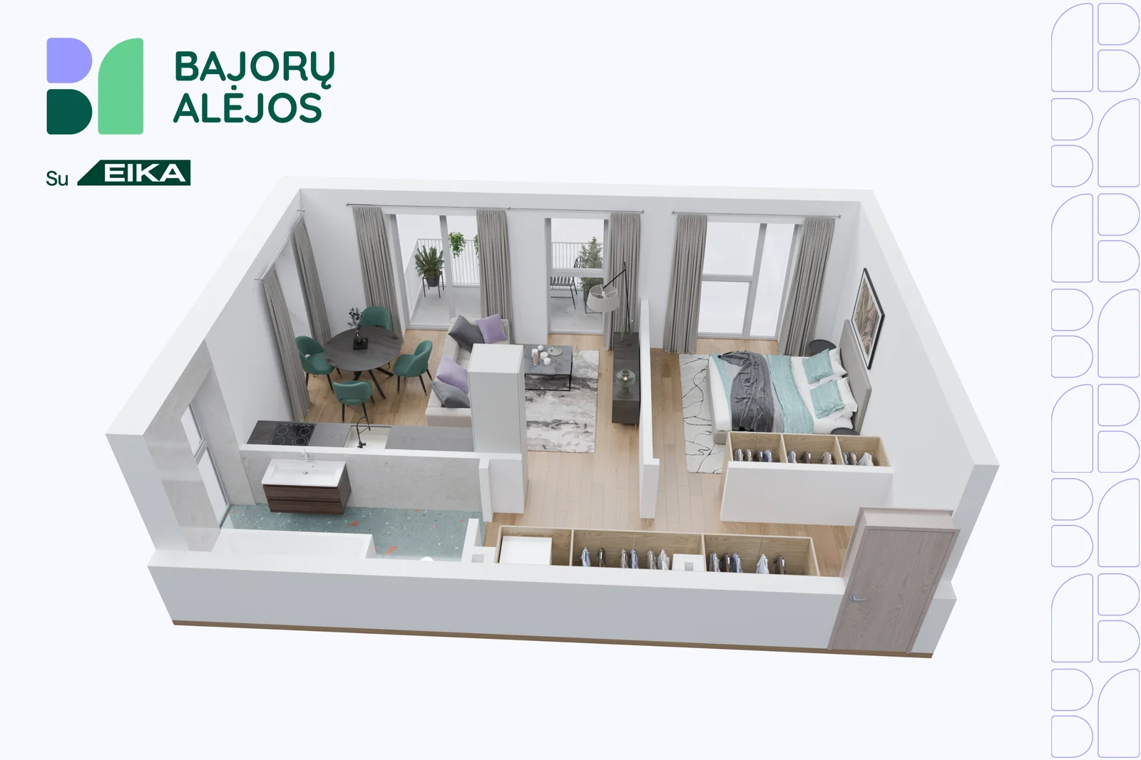 Salaspilio g. 2, Bajorai, Vilnius, 2 kamb. – nuotrauka 4