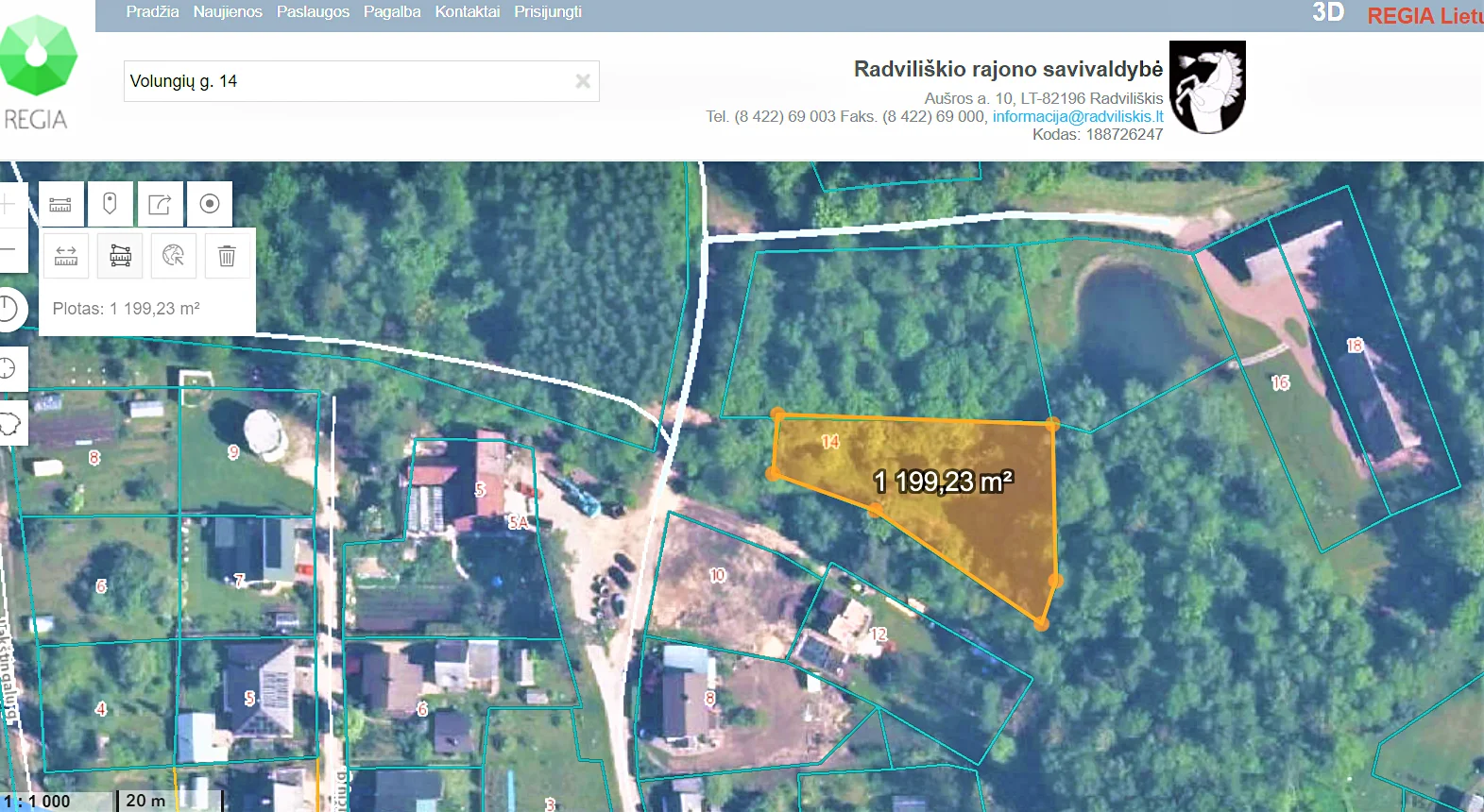 участок Radviliškio rajono sav., Radviliškyje, Volungių g. – изображение 4