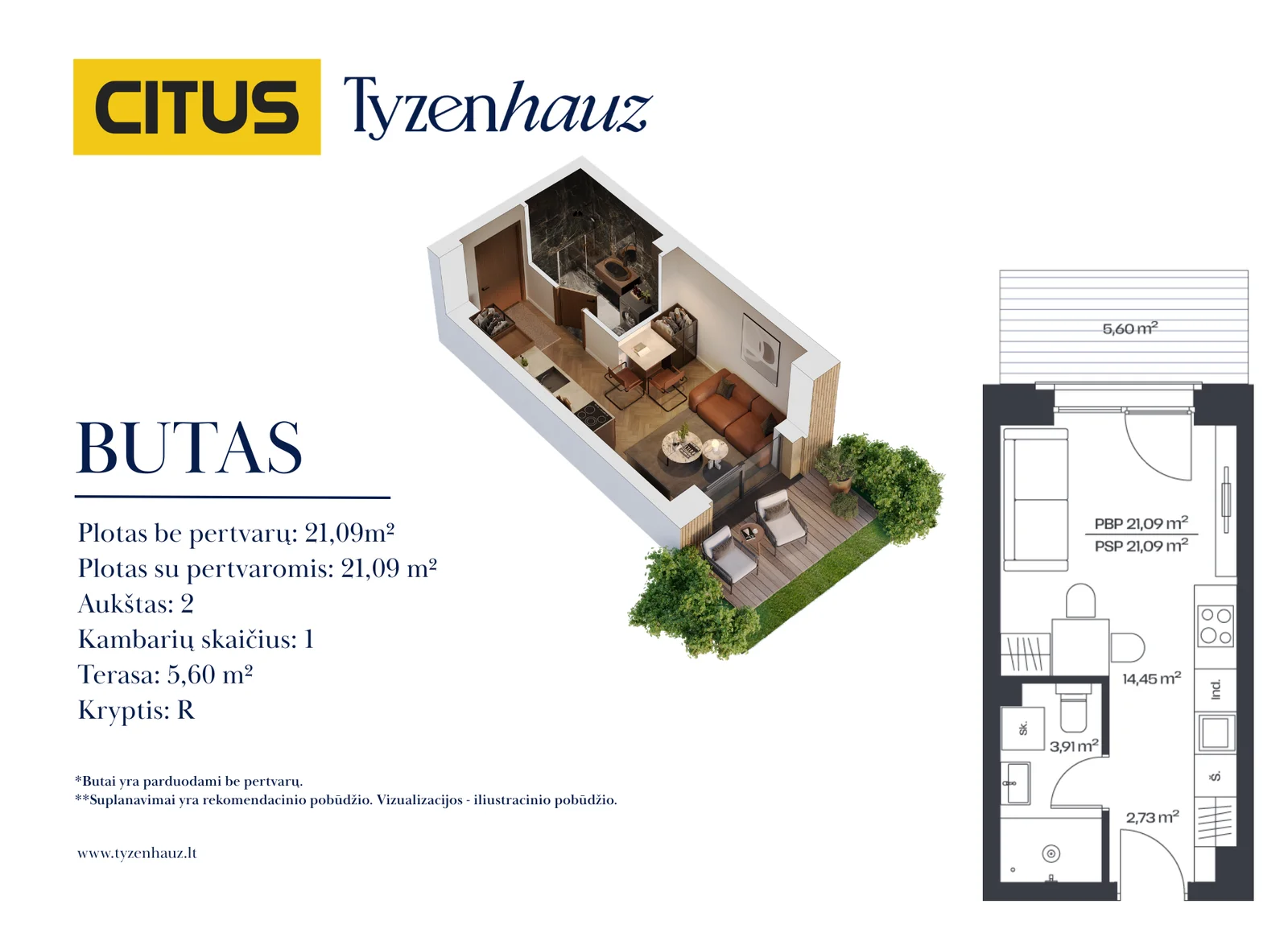 Tyzenhauzų g. 17, Senamiestis, Vilnius, 1 kamb. – nuotrauka 3