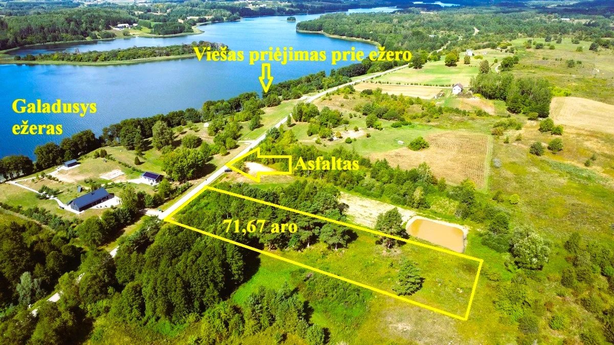 Sklypas Lazdijų rajono sav., Beviršiuose, Galadusio g. – nuotrauka 3