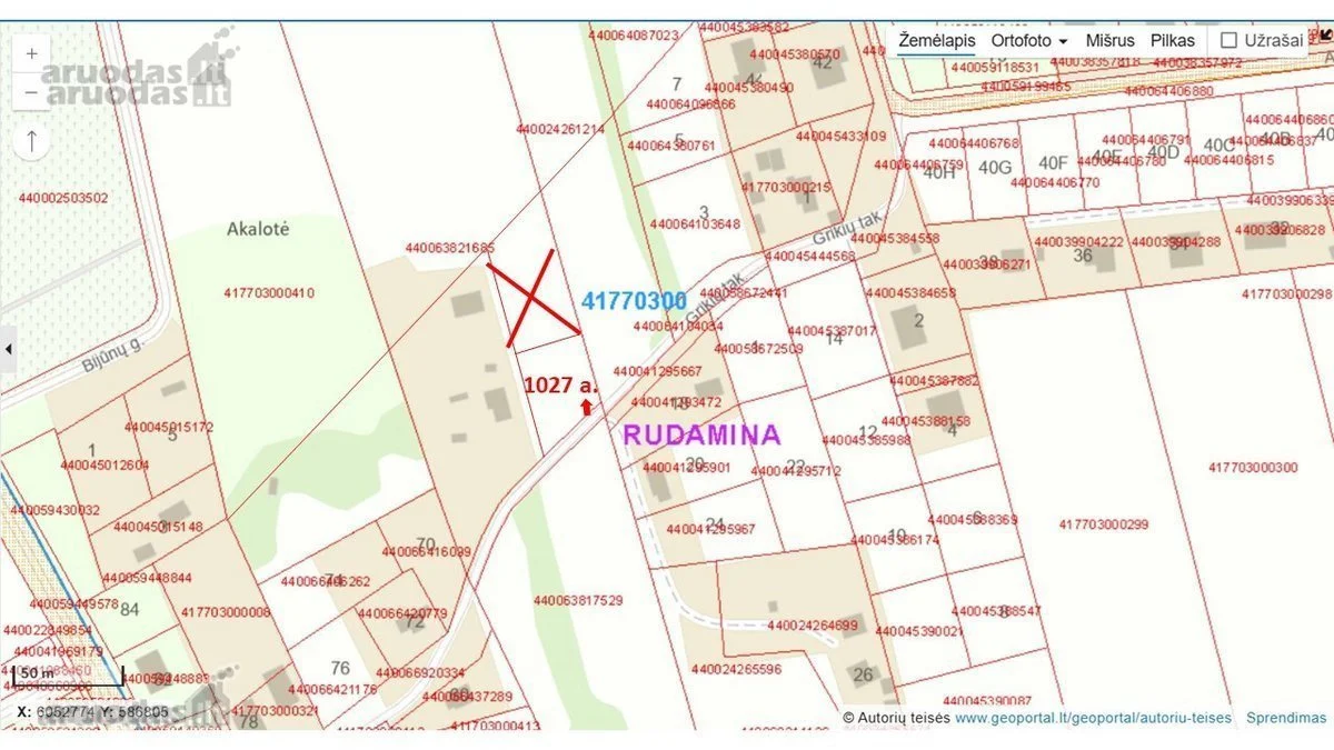 Sklypas Vilniaus rajono sav., Akalotėje, Grikių tak. – nuotrauka 1