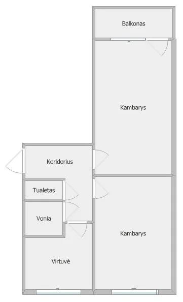 Respublikos g., Naujoji Akmenė, 2 kamb. – nuotrauka 6