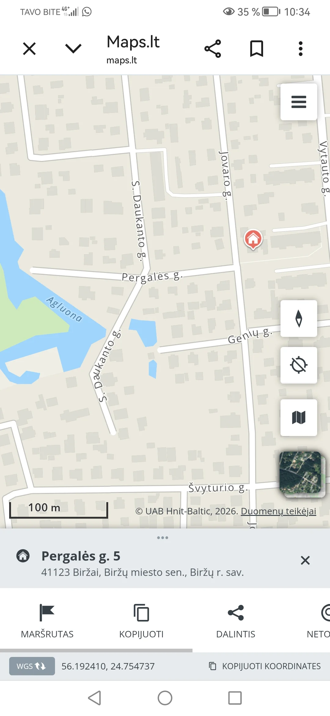 Gyvenamojo namo dalis Biržų rajono sav., Biržuose, Pergalės g. – nuotrauka 5