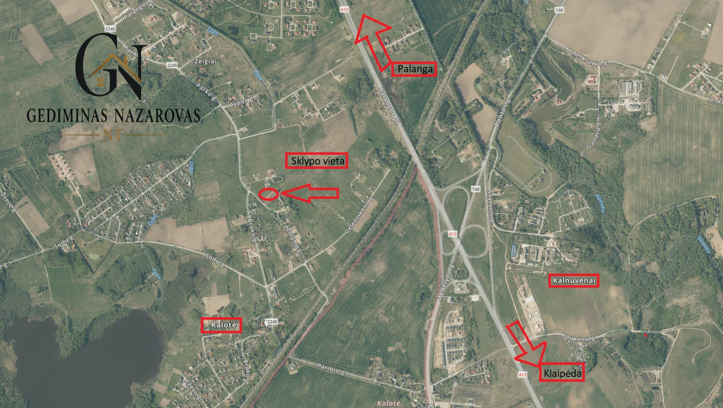 plot Klaipėdos r. sav., Kalotėje, A. Brako g. – image 3