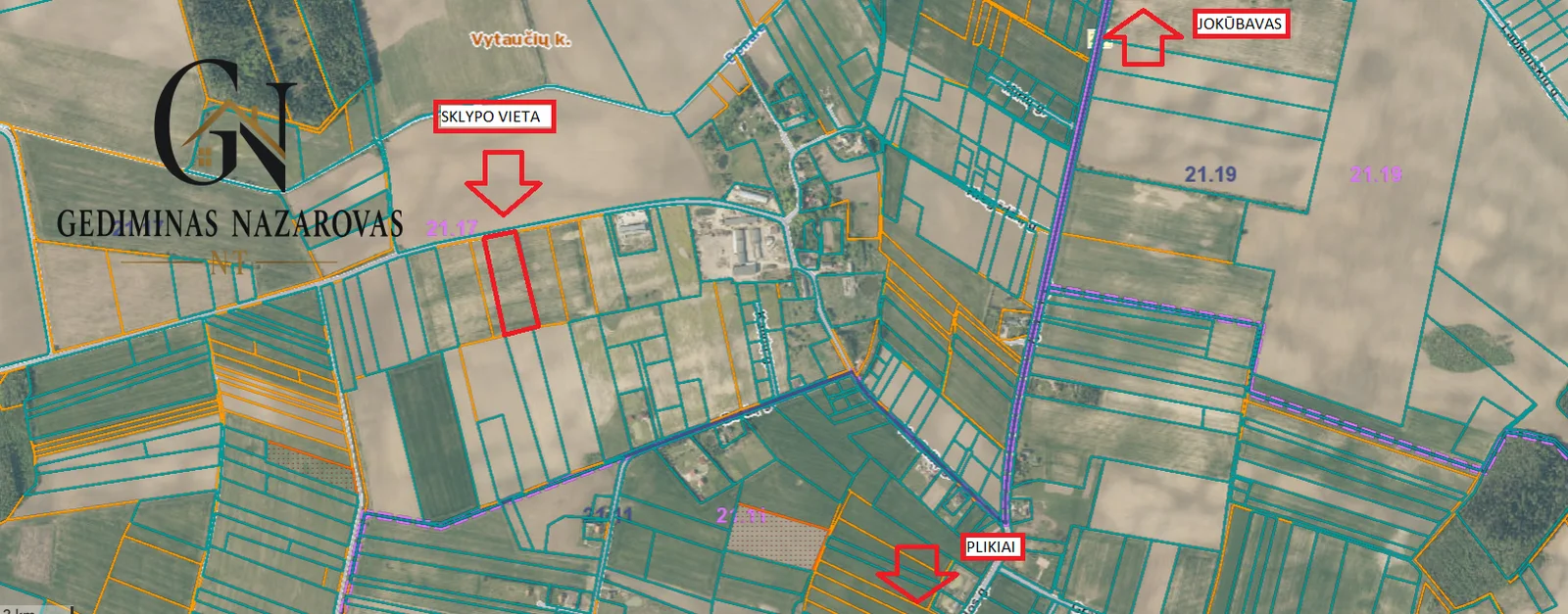 plot Klaipėdos r. sav., Vytaučiuose, Kuršelių g. – image 2