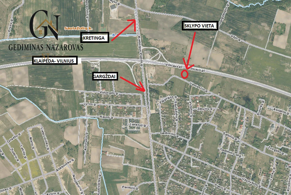 Sklypas Klaipėdos r. sav., Gargžduose, Užmiesčio g. – nuotrauka 5