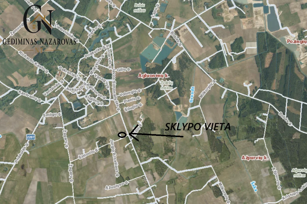 Sklypas Klaipėdos r. sav., Agluonėnuose, Ievos Simonaitytės g. – nuotrauka 1