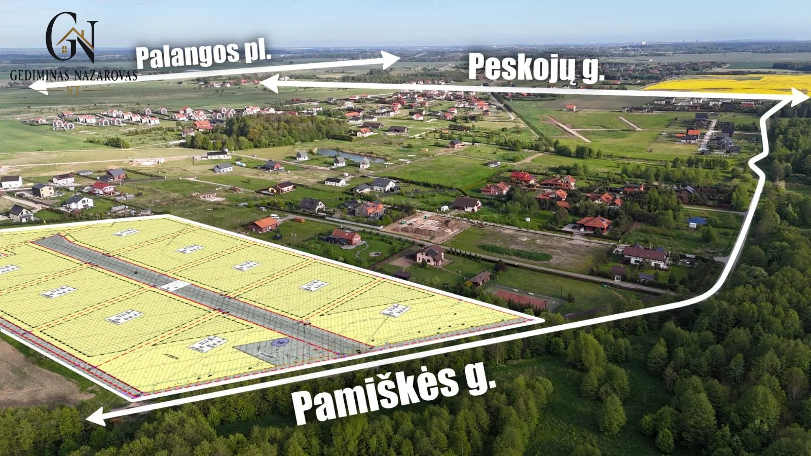 Sklypas Klaipėdos r. sav., Grabiuose, Mirtų g. – nuotrauka 1
