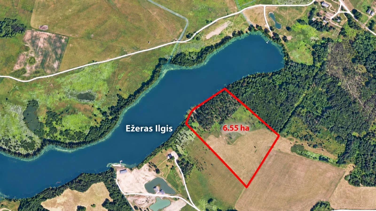 plot Zarasų r. sav., Gubariuose, Suvieko kel. – image 2