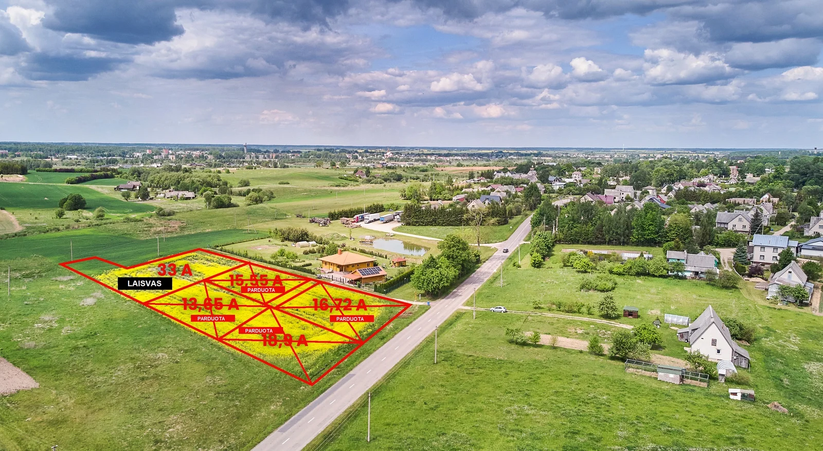 plot Kaišiadorių r. sav., Titnaguose – image 3