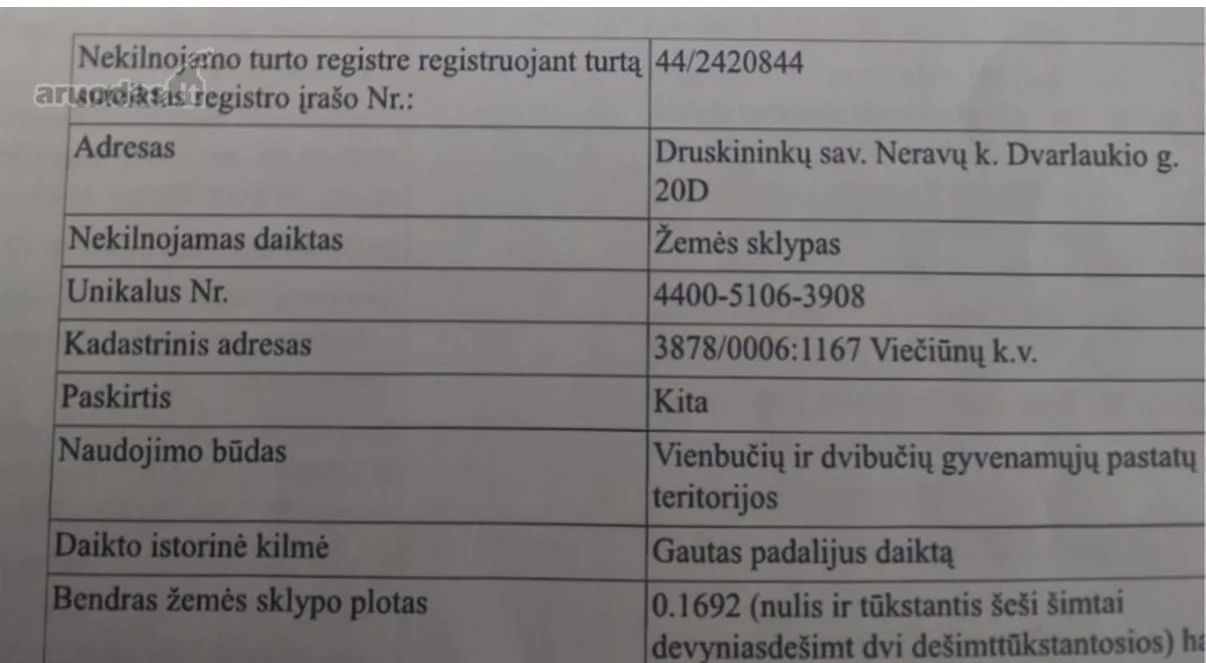 Sklypas Druskininkų sav., Neravuose, Dvarlaukio g. – nuotrauka 6